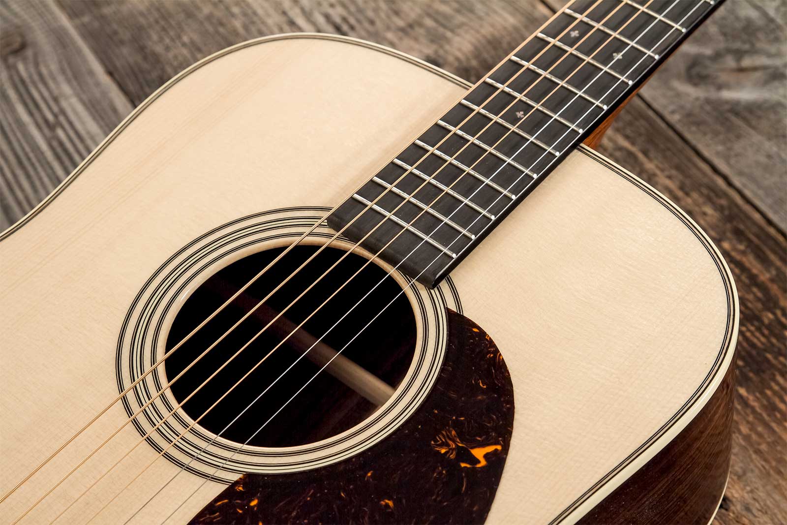 Martin Custom Shop Cs-d-c23036012 Dreadnought Epicea Adirondack Palissandre Eb #2814870 - Natural - Folk guitar - Variation 3