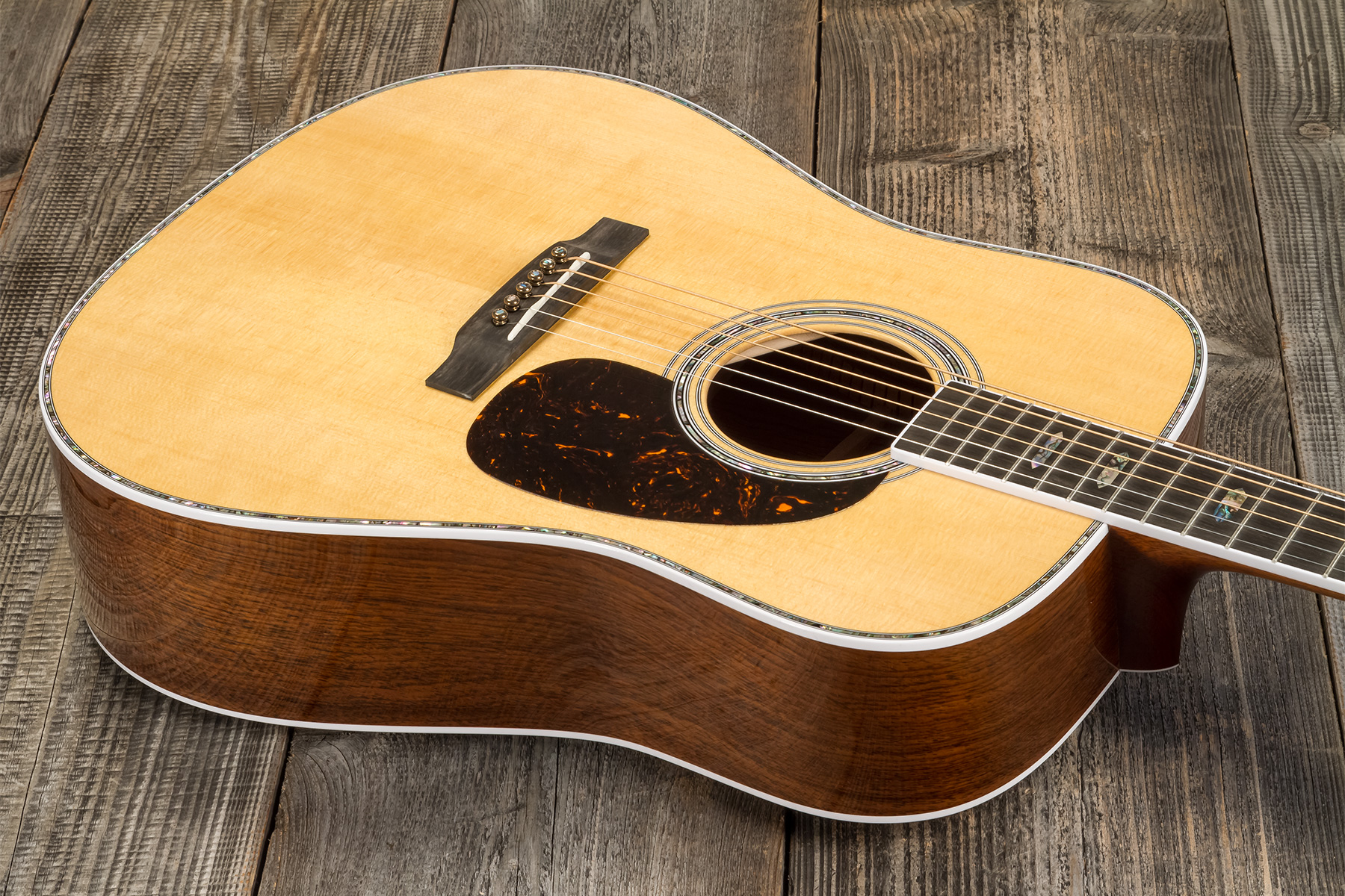 Martin Custom Shop Cs-d-c23036414 Dreadnought Epicea Palissandre Eb #2816486 - Natural Aging Toner - Folk guitar - Variation 2