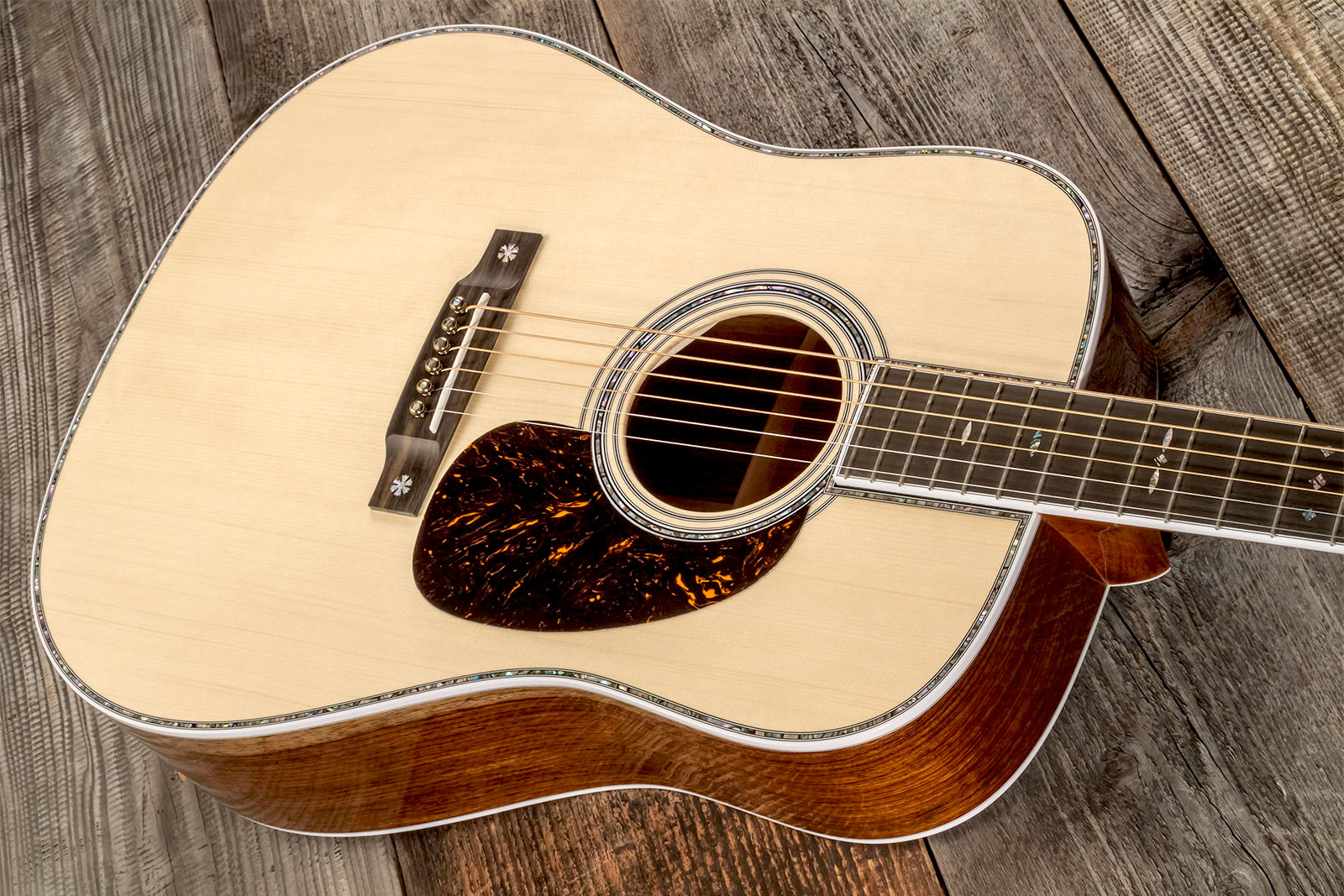 Martin Custom Shop Cs-d-c23036416 Dreadnought Epicea Palissandre Eb #2816485 - Natural - Folk guitar - Variation 2