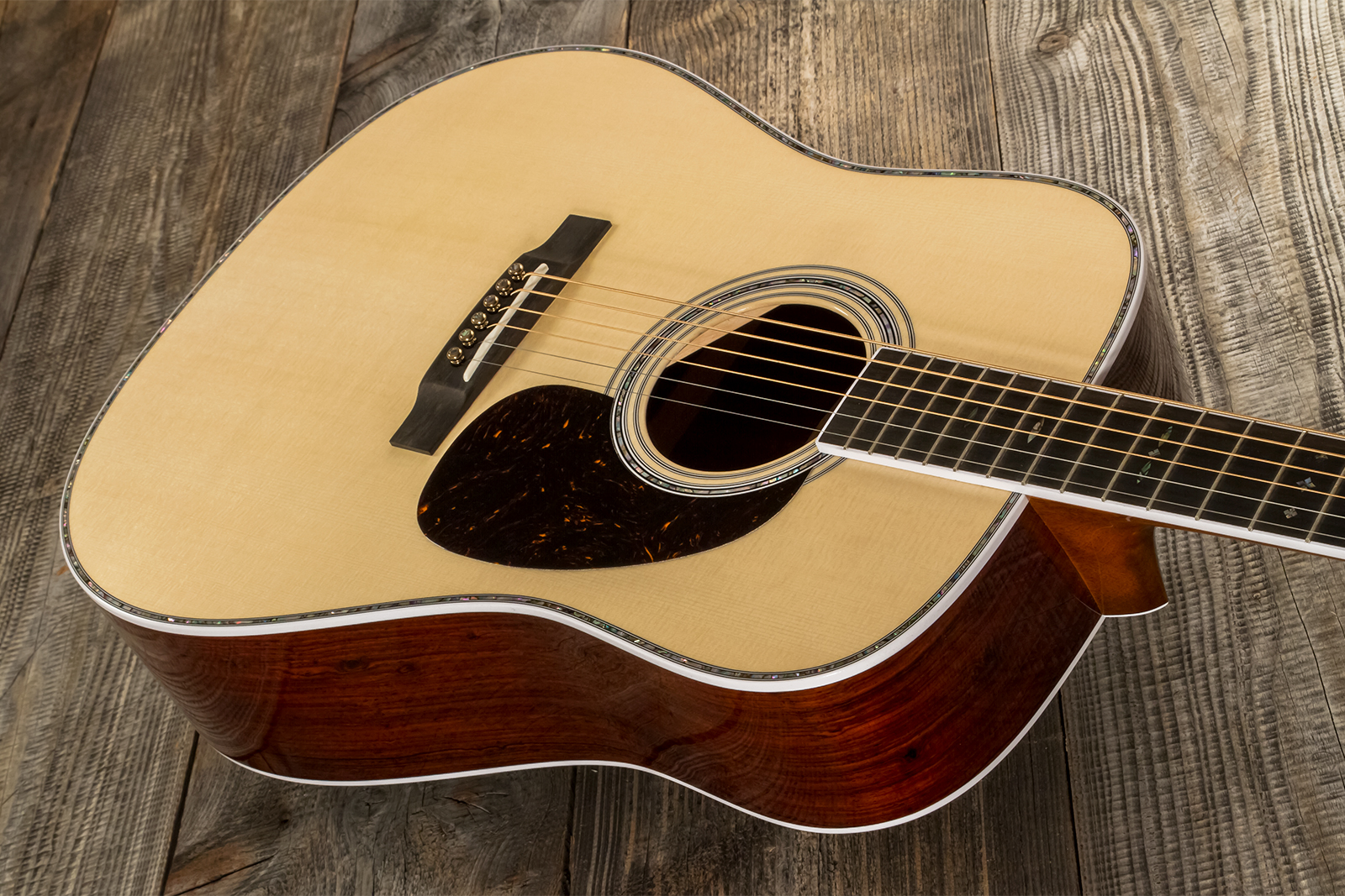 Martin Custom Shop Cs-d-c23036662 Dreadnought Epicea Italien / Cocobolo #2811855 - Natural - Folk guitar - Variation 2