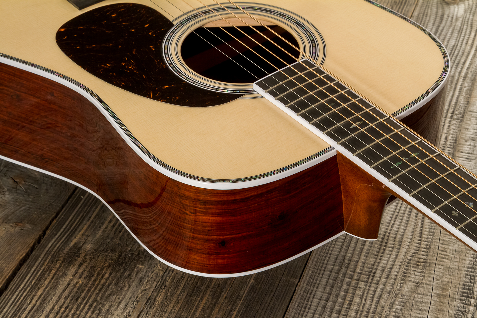Martin Custom Shop Cs-d-c23036662 Dreadnought Epicea Italien / Cocobolo #2811855 - Natural - Folk guitar - Variation 4