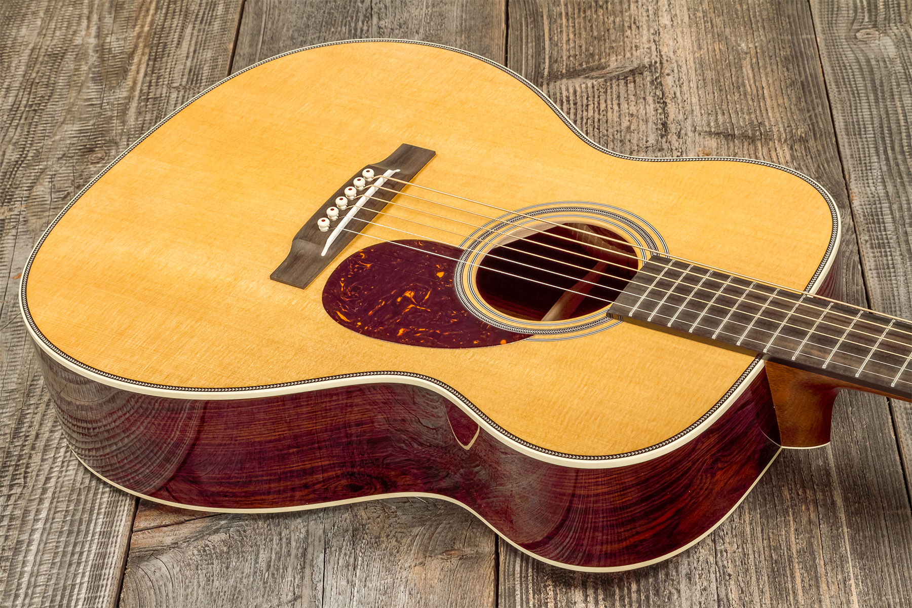 Martin Custom Shop Cs-om-c23035482 Orchestra Epicea Cocobolo Eb #2819081 - Natural Aging Toner - Folk guitar - Variation 2