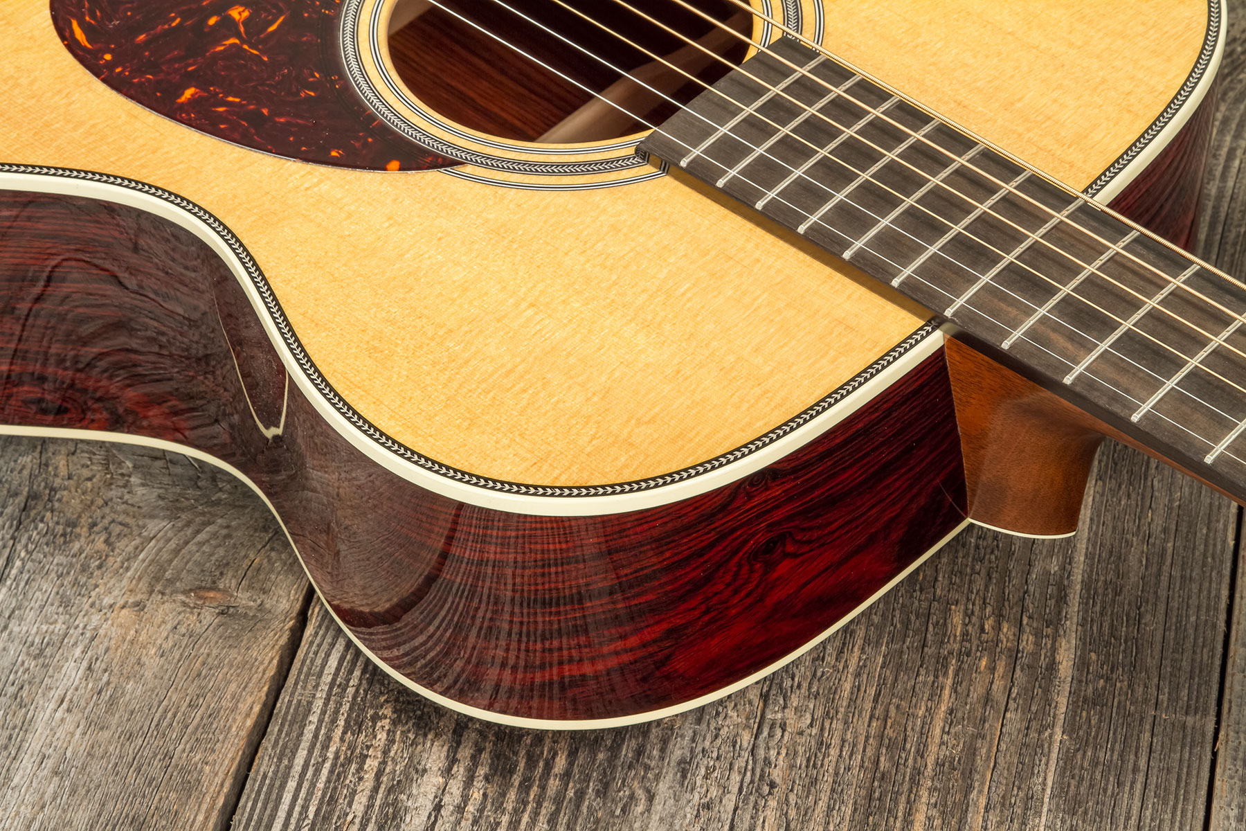 Martin Custom Shop Cs-om-c23035482 Orchestra Epicea Cocobolo Eb #2819081 - Natural Aging Toner - Folk guitar - Variation 4