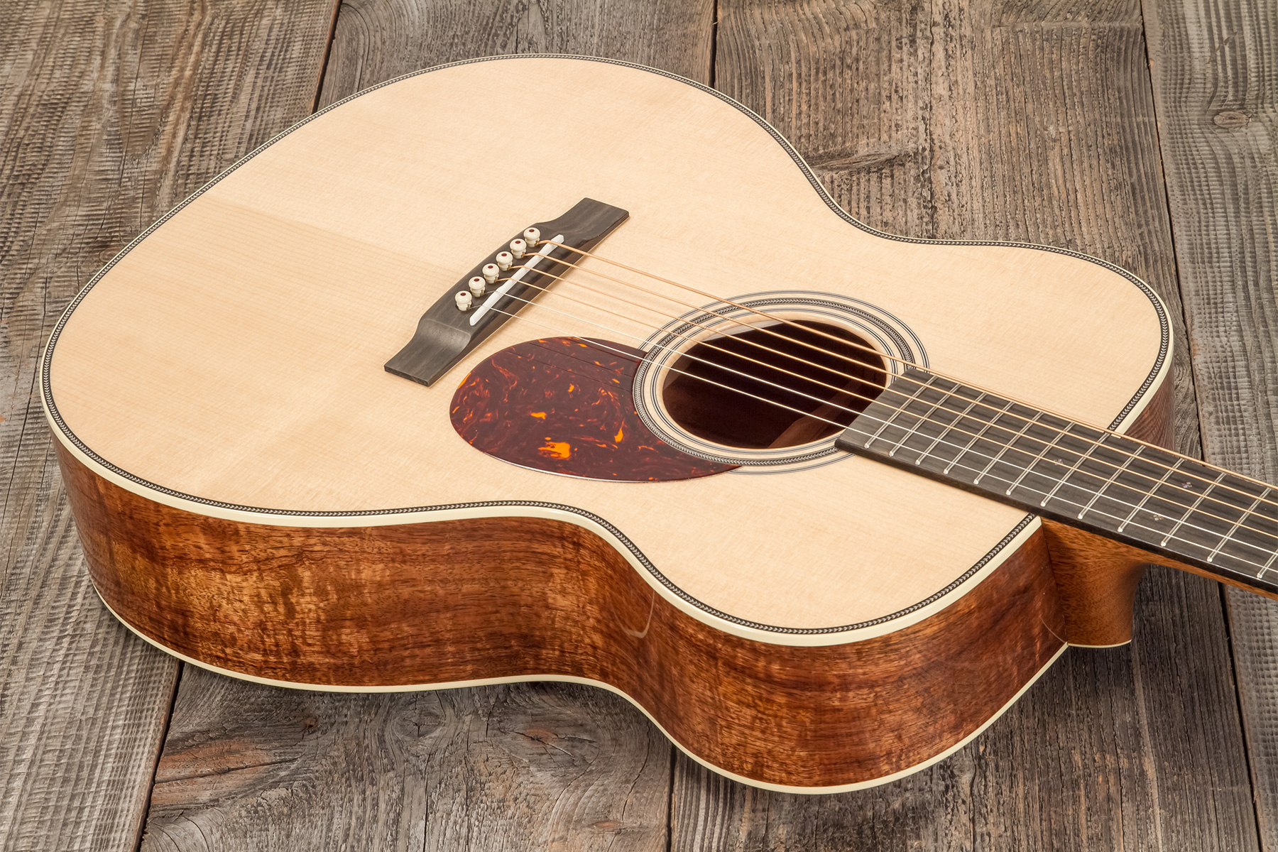 Martin Custom Shop Cs-om-c23035502 Orchestra Epicea Koa  Eb #2816483 - Natural - Folk guitar - Variation 2