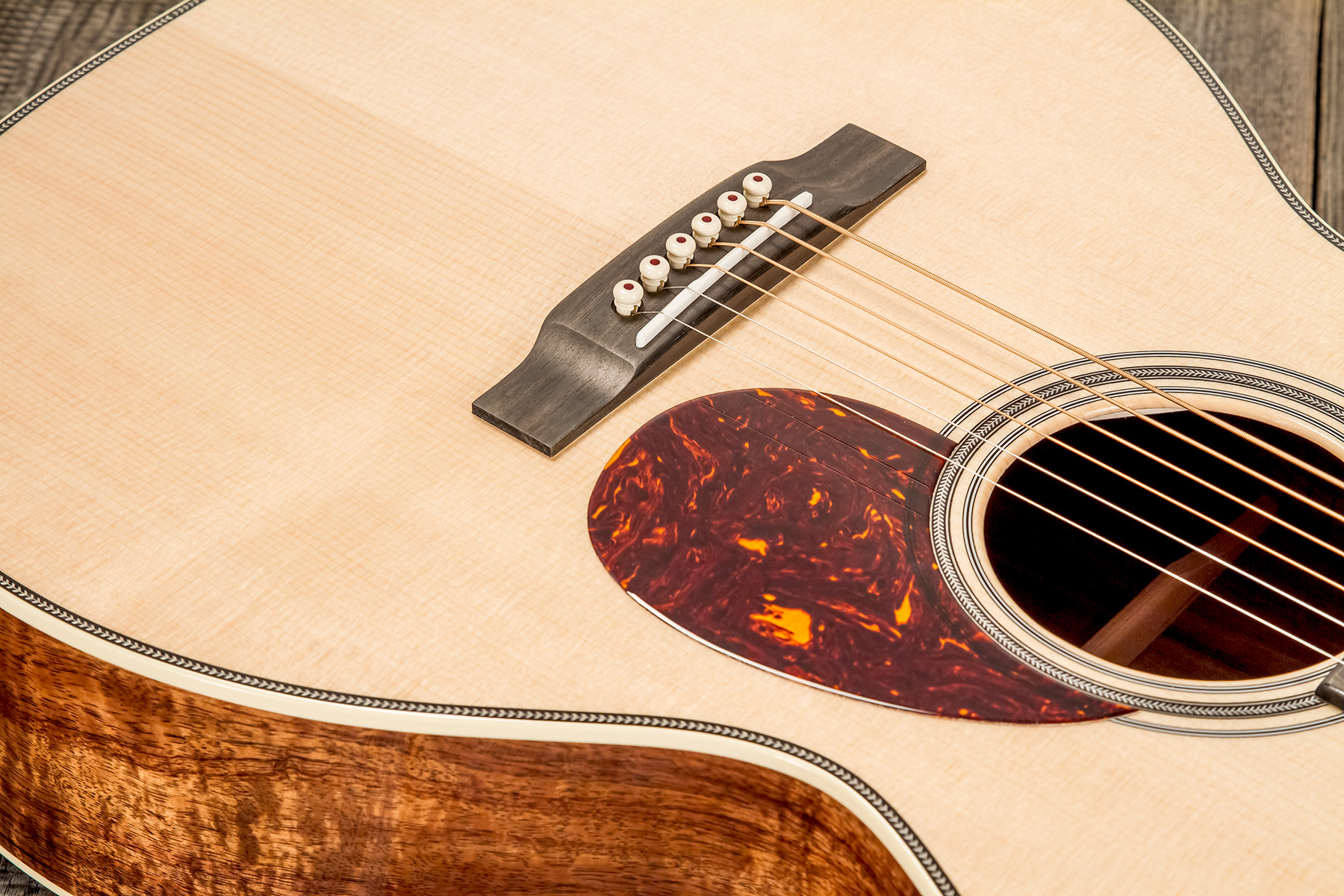 Martin Custom Shop Cs-om-c23035502 Orchestra Epicea Koa  Eb #2816483 - Natural - Folk guitar - Variation 3