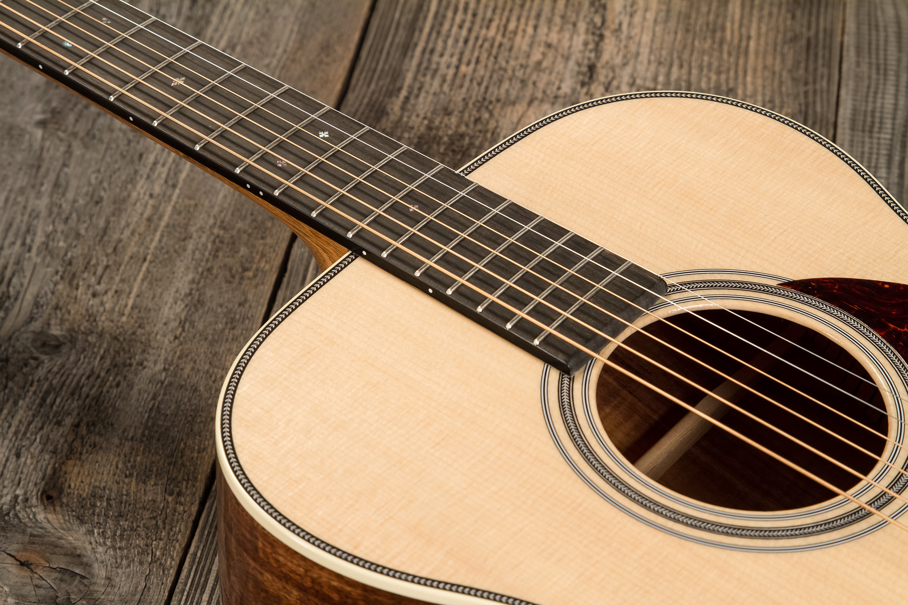 Martin Custom Shop Cs-om-c23035502 Orchestra Epicea Koa  Eb #2816483 - Natural - Folk guitar - Variation 4
