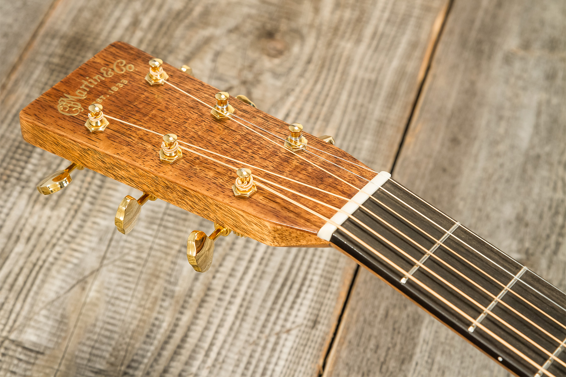 Martin Custom Shop Cs-om-c23035502 Orchestra Epicea Koa  Eb #2816483 - Natural - Folk guitar - Variation 7