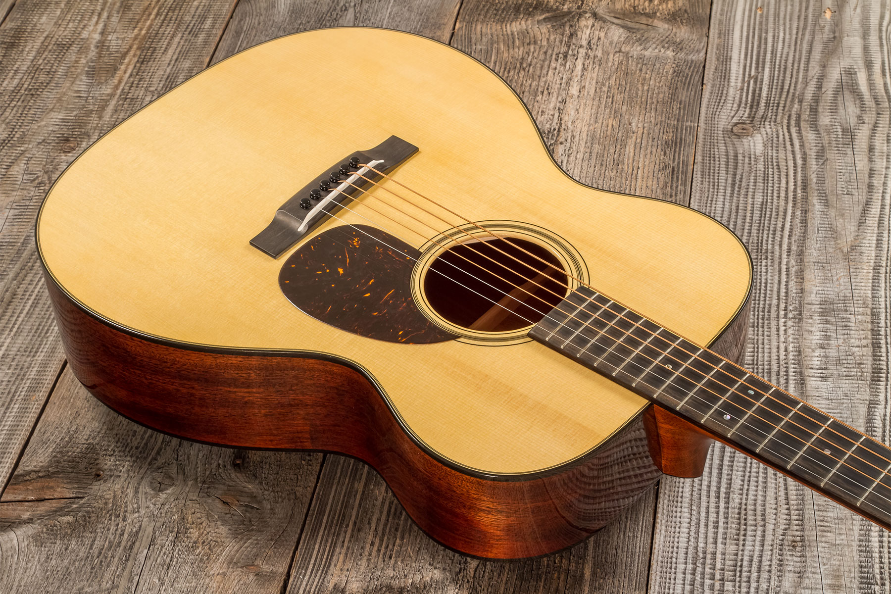 Martin Custom Shop Cs-om-c23035507 Orchestra Epicea Acajou Eb #2816489 - Natural Aging Toner - Folk guitar - Variation 2