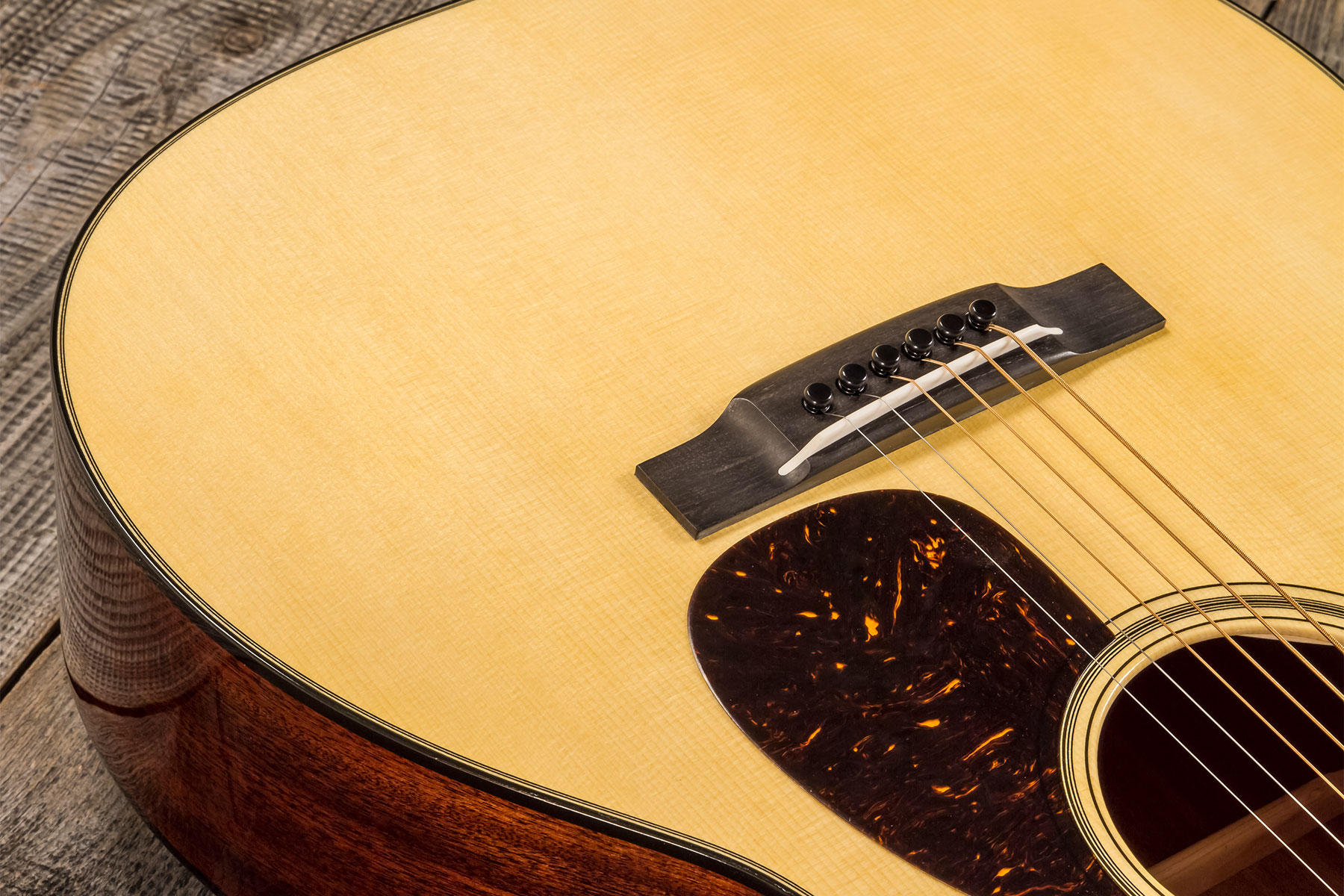 Martin Custom Shop Cs-om-c23035507 Orchestra Epicea Acajou Eb #2816489 - Natural Aging Toner - Folk guitar - Variation 3