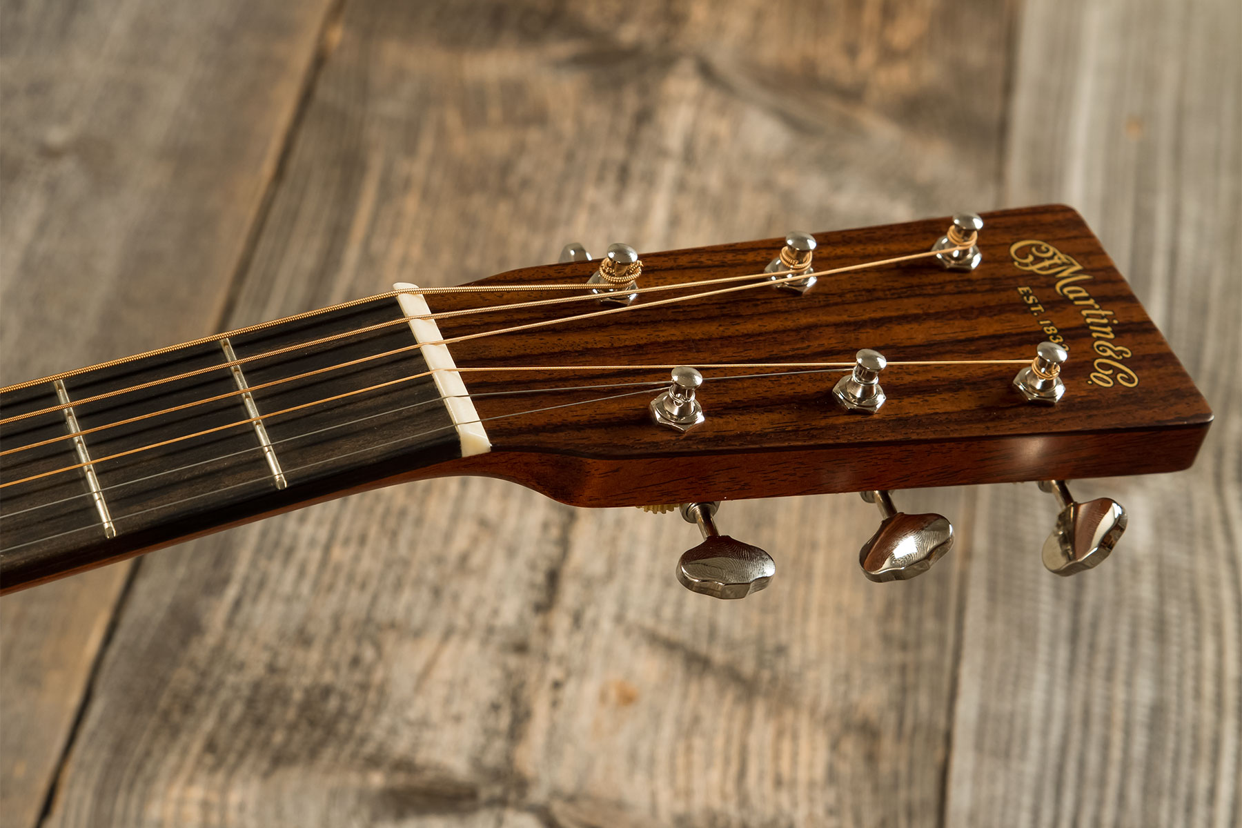 Martin Custom Shop Cs-om-c23035507 Orchestra Epicea Acajou Eb #2816489 - Natural Aging Toner - Folk guitar - Variation 7