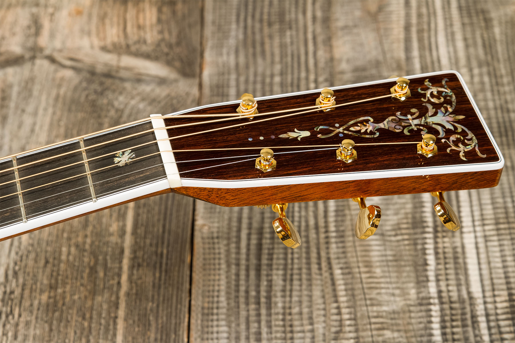 Martin Custom Shop Cs-om-c23036409 Orchestra Epicea Palissandre Eb #2814867 - Natural Aging Toner - Folk guitar - Variation 7