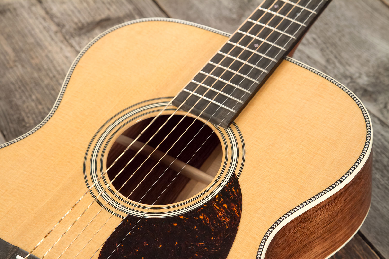 Martin Custom Shop Cs-om-c23036426 Orchestra Epicea Palissandre Eb #2814865 - Natural Aging Toner - Folk guitar - Variation 3