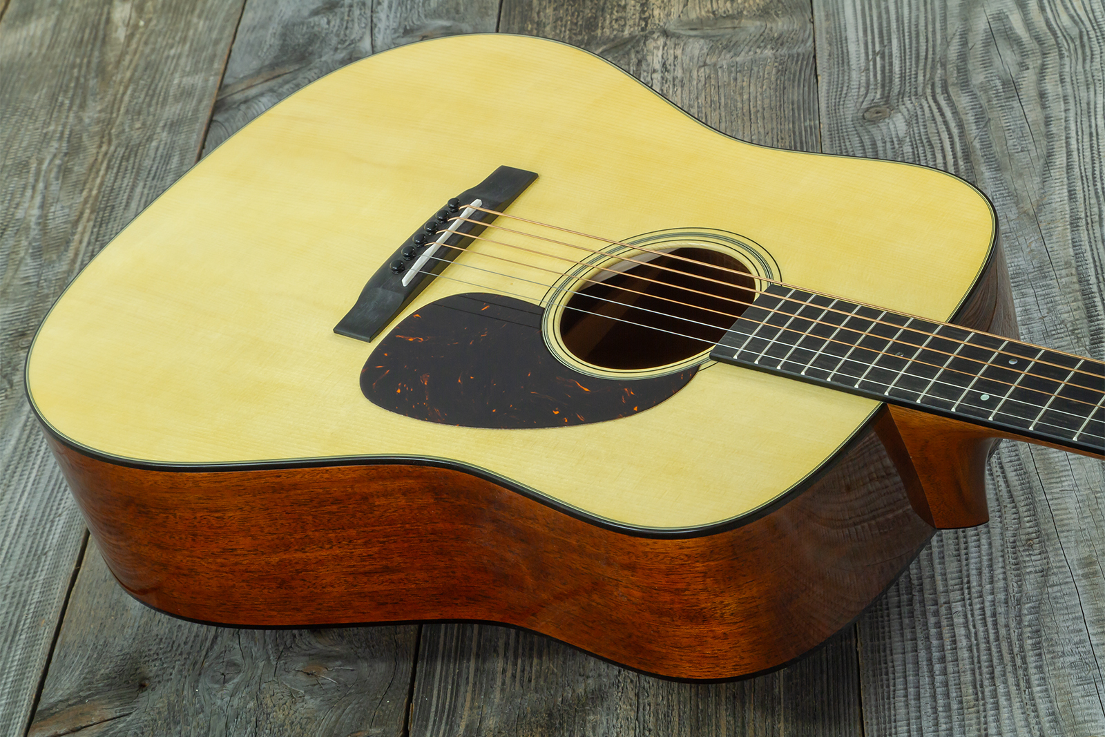 Martin Custom Shop D18 Dreadnought Epicea Adirondack / Acajou Eb - Natural Aging Toner - Folk guitar - Variation 6