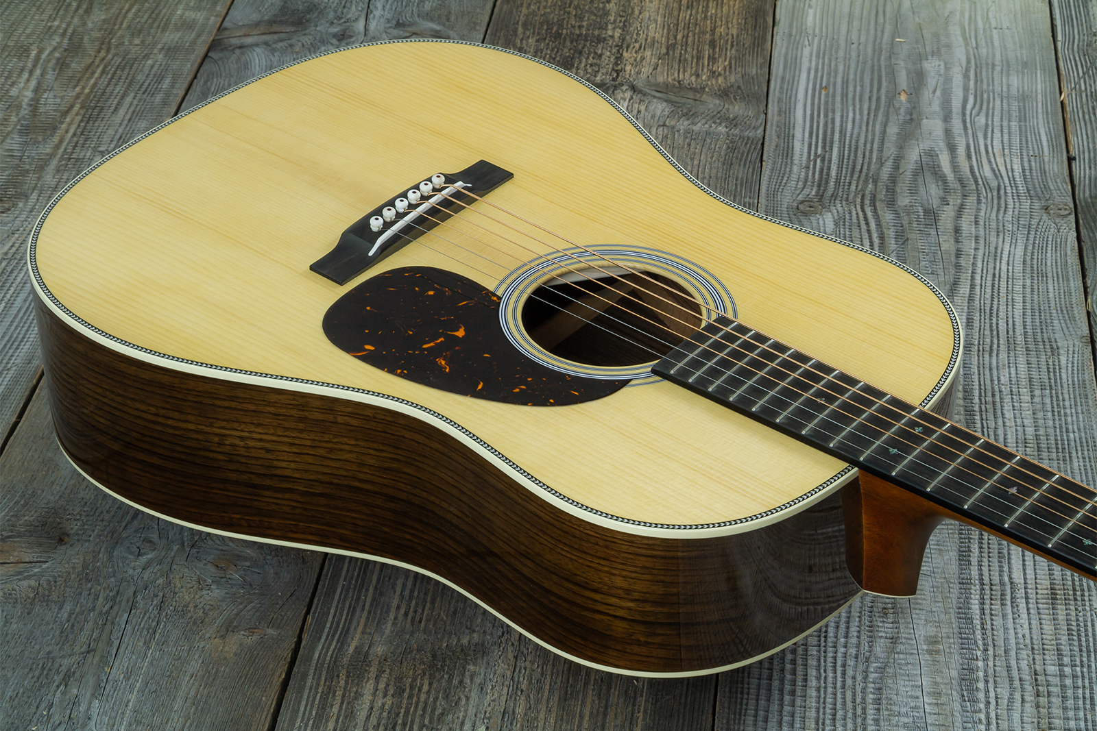 Martin Custom Shop Dreadnought 12-fret Epicea Adirondack / Palissandre Indien Eb #2964120 - Natural - Folk guitar - Variation 2