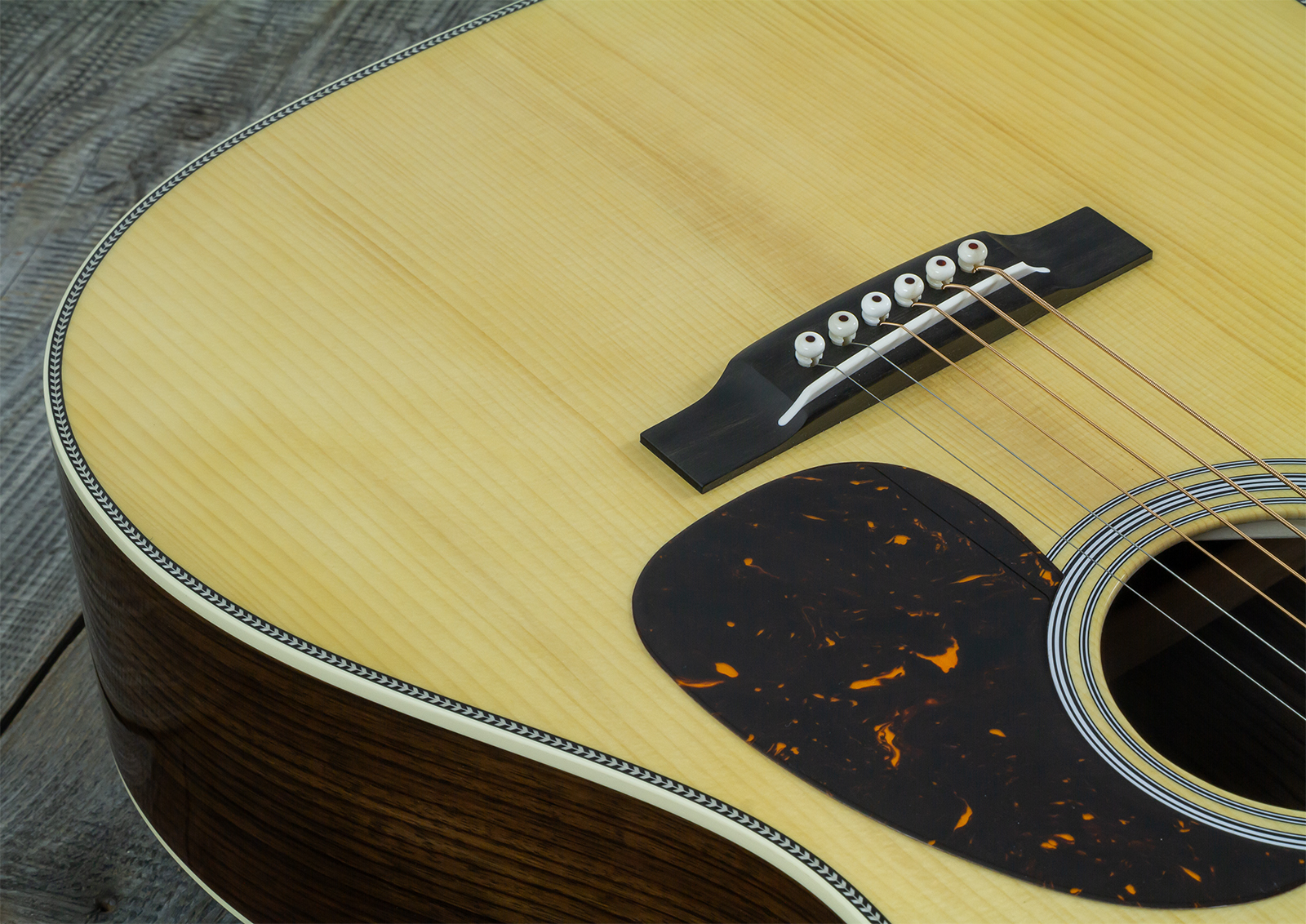 Martin Custom Shop Dreadnought 12-fret Epicea Adirondack / Palissandre Indien Eb #2964120 - Natural - Folk guitar - Variation 3