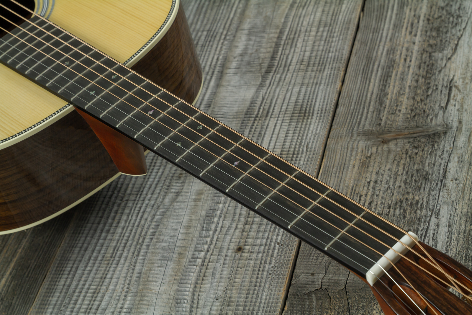 Martin Custom Shop Dreadnought 12-fret Epicea Adirondack / Palissandre Indien Eb #2964120 - Natural - Folk guitar - Variation 5