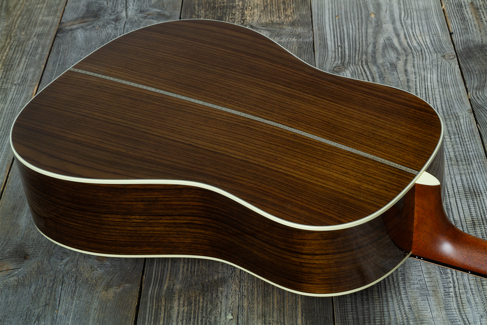 Martin Custom Shop Dreadnought 12-fret Epicea Adirondack / Palissandre Indien Eb #2964120 - Natural - Folk guitar - Variation 6