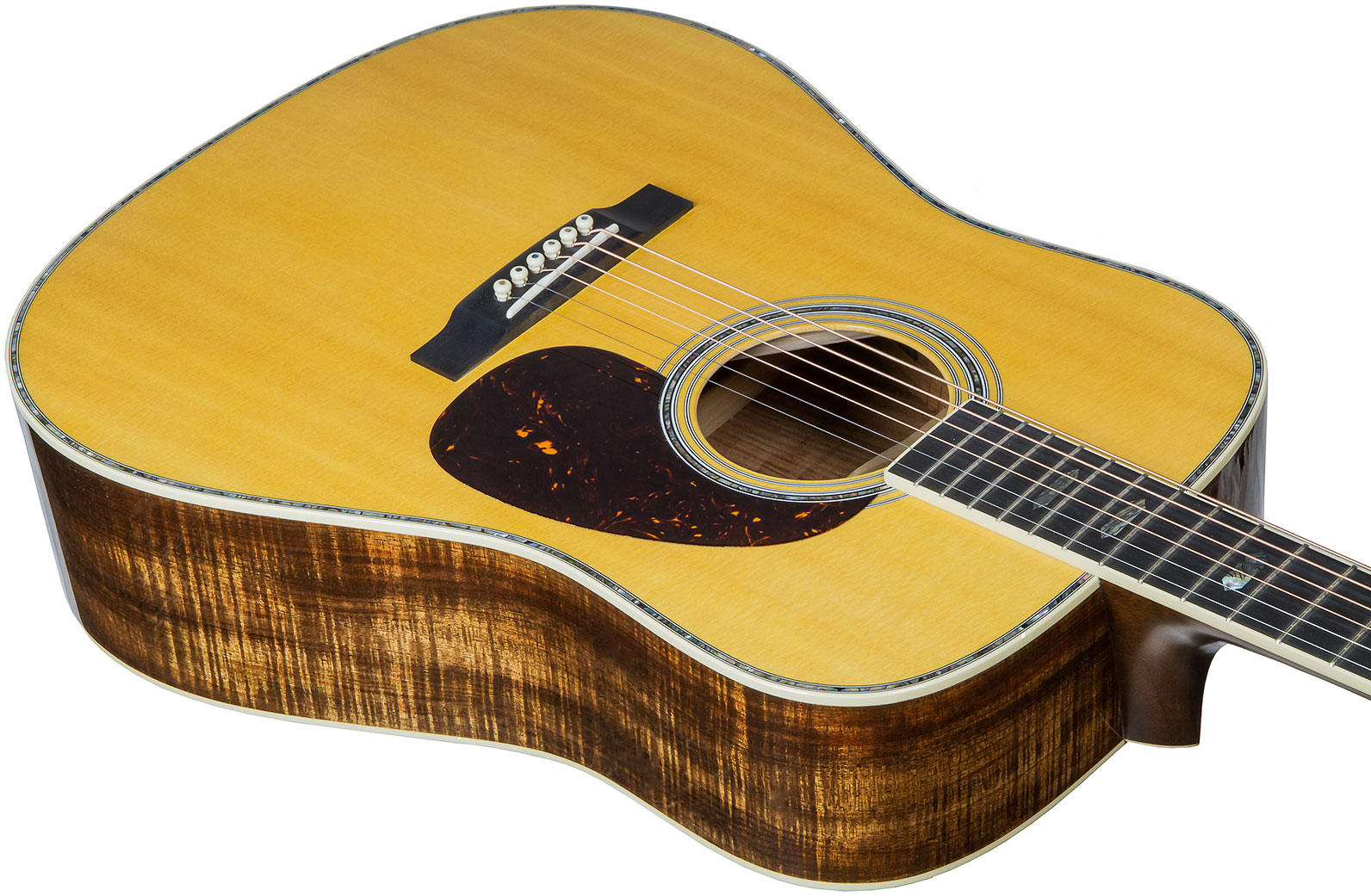 Martin Custom Shop Dreadnought Epicea Blackwood Eb #2375261 - Natural - Acoustic guitar & electro - Variation 2