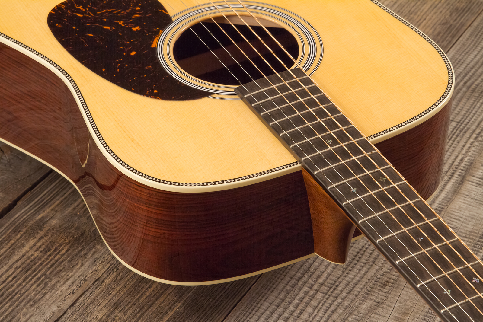 Martin Custom Shop Dreadnought Sitka / Guatemala Rw #2964132 - Natural - Folk guitar - Variation 4