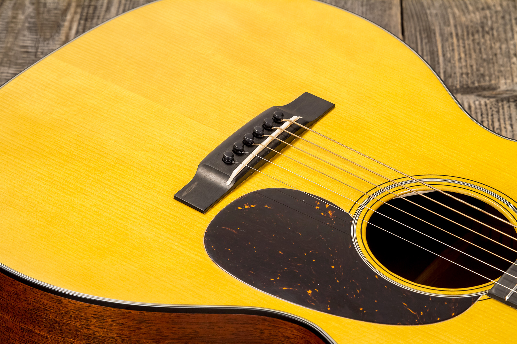 Martin Custom Shop Expert 000-18 1937 Epicea Acajou Eb #2815787 - Natural Vintage Toner Stage 1 Aging - Folk guitar - Variation 3