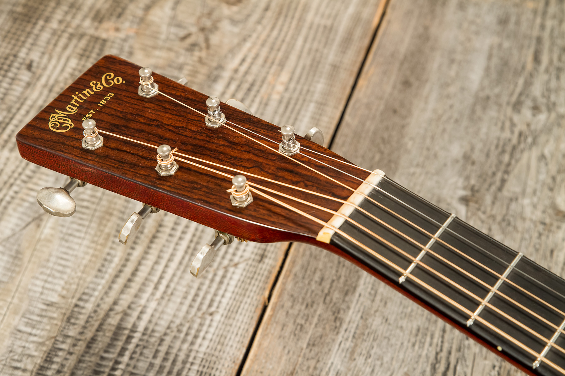 Martin Custom Shop Expert 000-18 1937 Epicea Acajou Eb #2815787 - Natural Vintage Toner Stage 1 Aging - Folk guitar - Variation 7