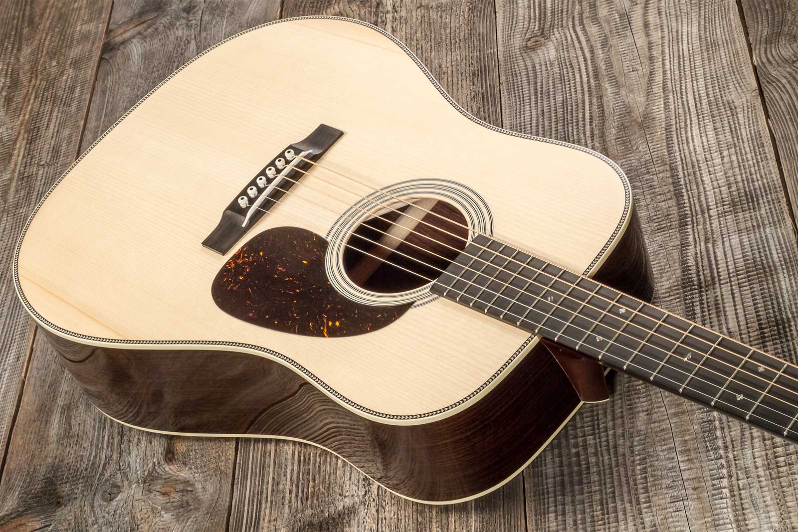 Martin Custom Shop Expert D-28 1937 Epicea Palissandre Eb 2747363 - Natural Vintage Low Gloss - Folk guitar - Variation 2