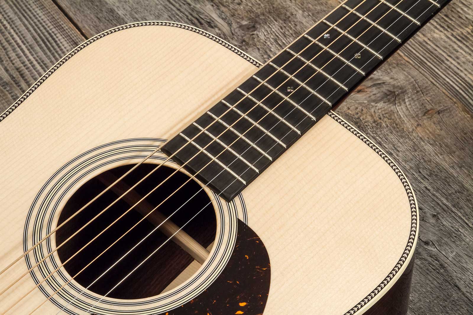 Martin Custom Shop Expert D-28 1937 Epicea Palissandre Eb 2747363 - Natural Vintage Low Gloss - Folk guitar - Variation 4