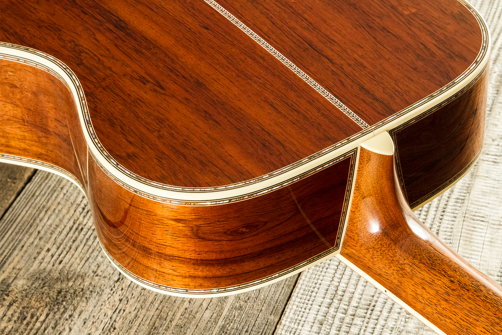 Martin Custom Shop Joe Bonamassa 00045 Ltd Signature 000 Shsc Epicea Palissandre Eb #2917432 - Natural Vintage - Folk guitar - Variation 11