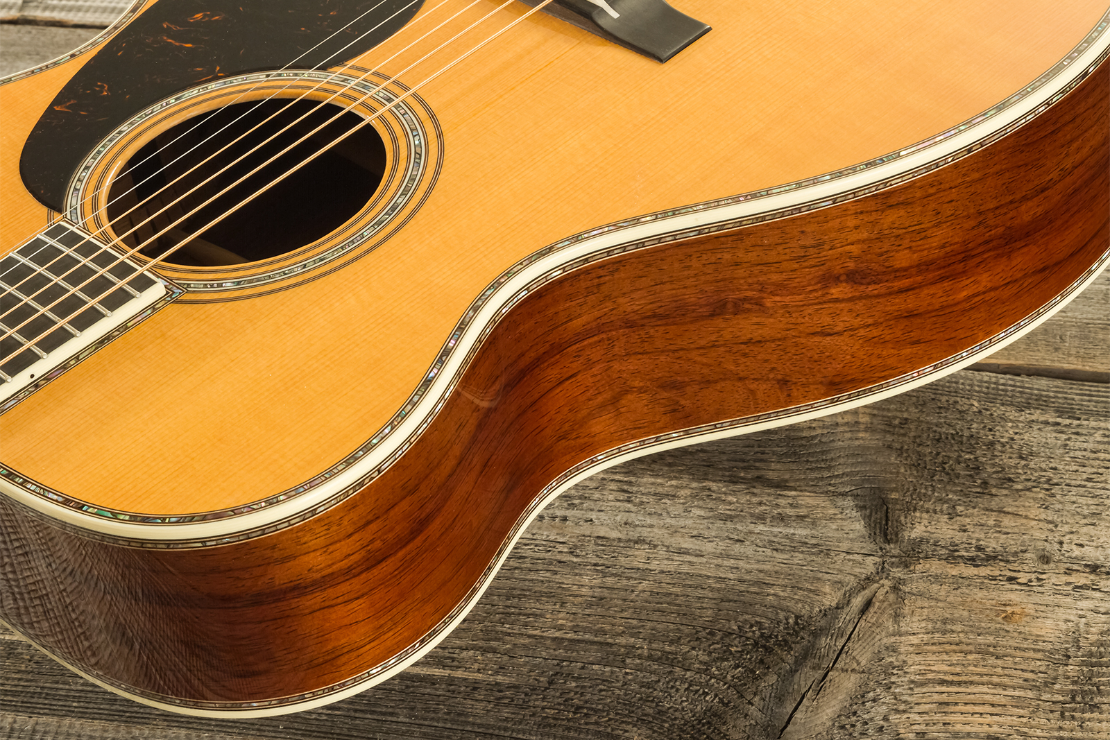 Martin Custom Shop Joe Bonamassa 00045 Ltd Signature 000 Shsc Epicea Palissandre Eb #2917432 - Natural Vintage - Folk guitar - Variation 3