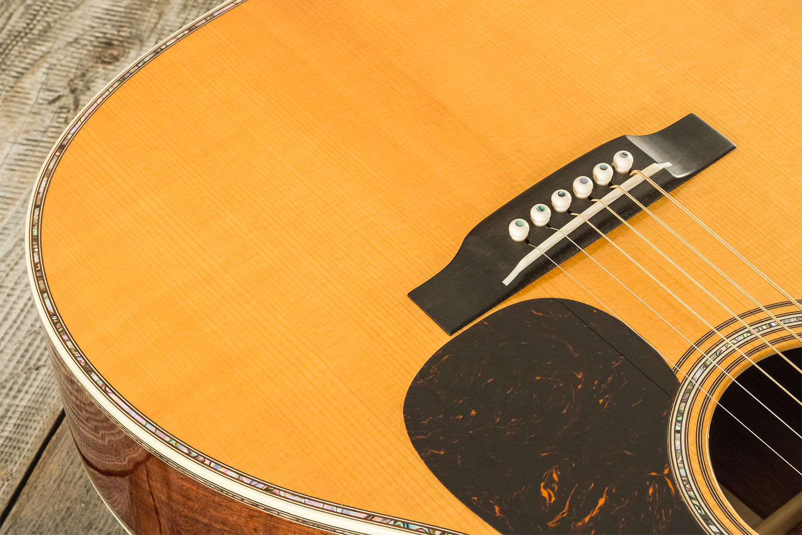 Martin Custom Shop Joe Bonamassa 00045 Ltd Signature 000 Shsc Epicea Palissandre Eb #2917432 - Natural Vintage - Folk guitar - Variation 4