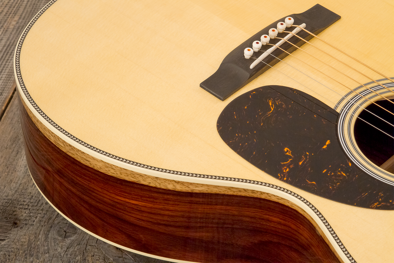 Martin Custom Shop Om Epicea Englemann / Palissandre Guatemala Eb #2964119 - Natural Aging Toner - Folk guitar - Variation 3