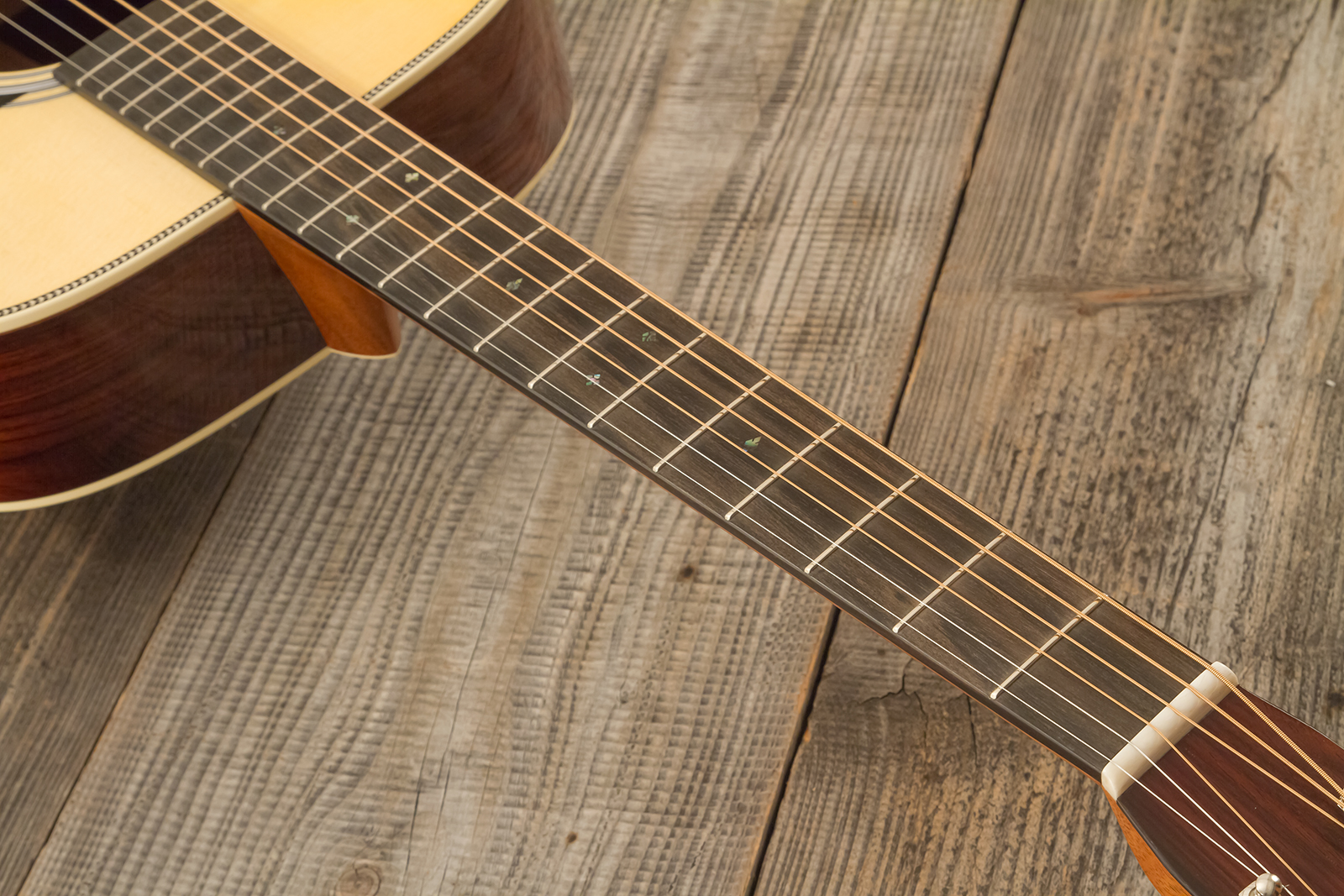 Martin Custom Shop Om Epicea Englemann / Palissandre Guatemala Eb #2964119 - Natural Aging Toner - Folk guitar - Variation 5