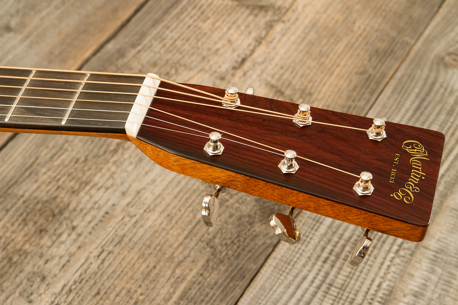 Martin Custom Shop Om Epicea Englemann / Palissandre Guatemala Eb #2964119 - Natural Aging Toner - Folk guitar - Variation 6