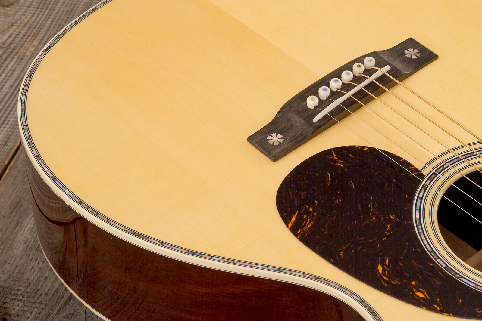 Martin Custom Shop Om Epicea Englemann / Palissandre Guatemala Eb #2969039 - Natural Aging Toner - Folk guitar - Variation 3