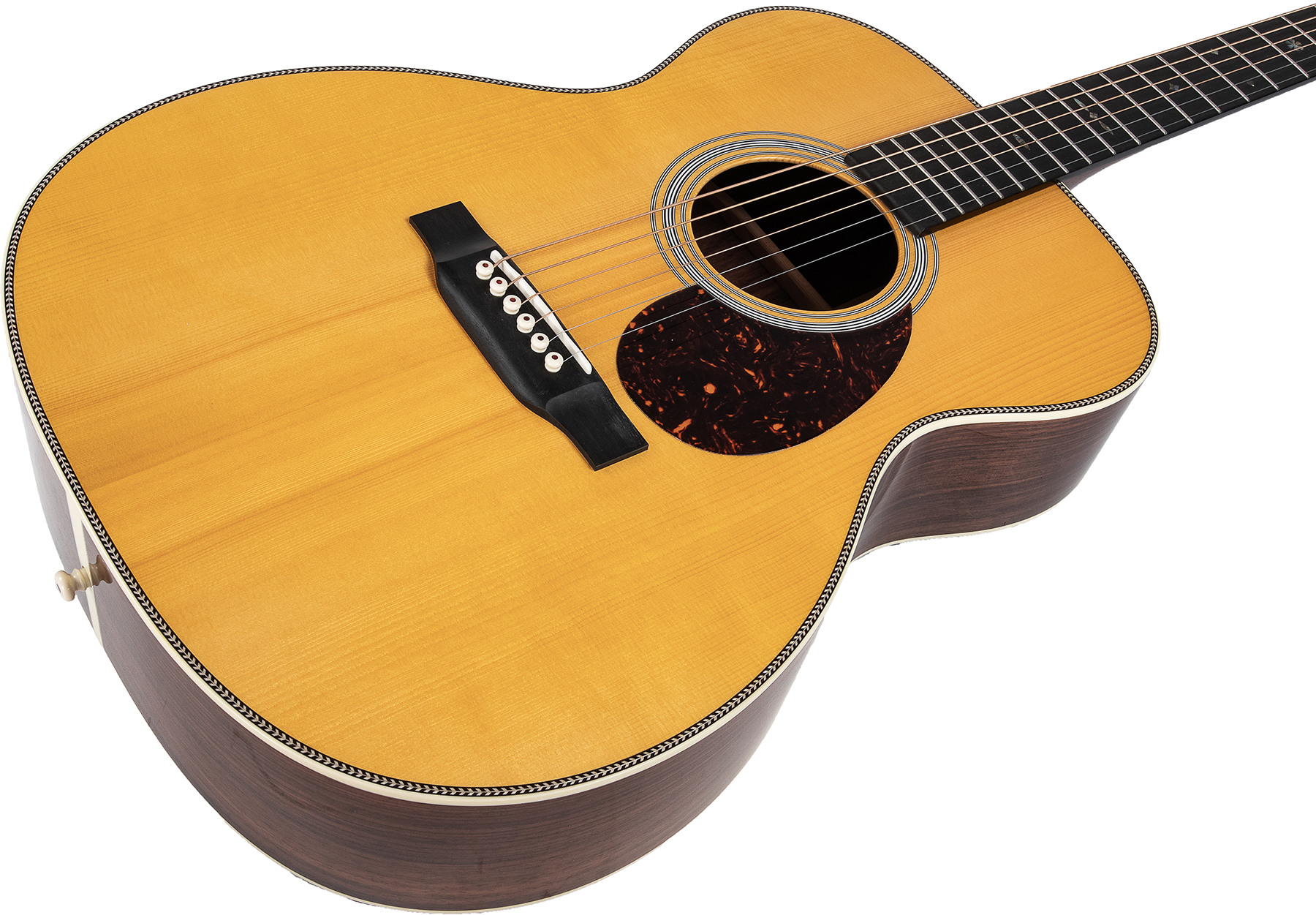 Martin Custom Shop Om Epicea Palissandre Guatemala #2113357 - Natural - Acoustic guitar & electro - Variation 2