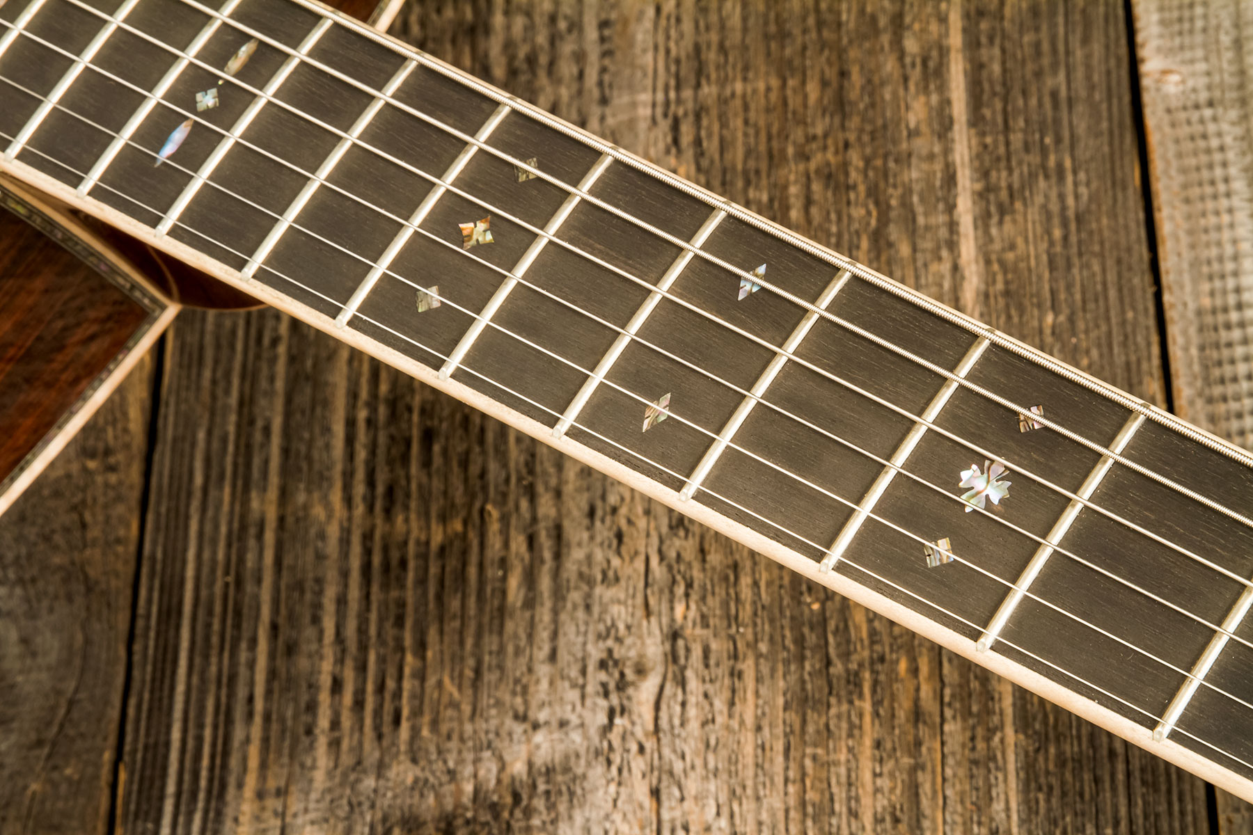 Martin Custom Shop Om45 Epicea Adirondack Palissandre Rio Eb #2814835 - Natural - Folk guitar - Variation 9