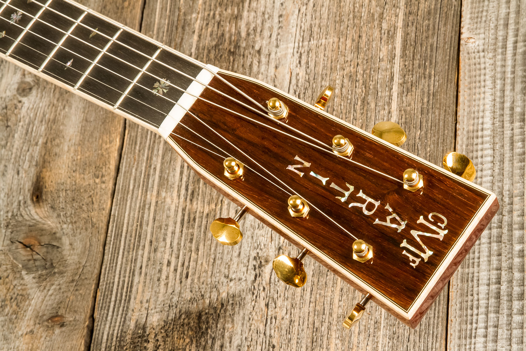 Martin Custom Shop Om45 Epicea Adirondack Palissandre Rio Eb #2814835 - Natural - Folk guitar - Variation 11