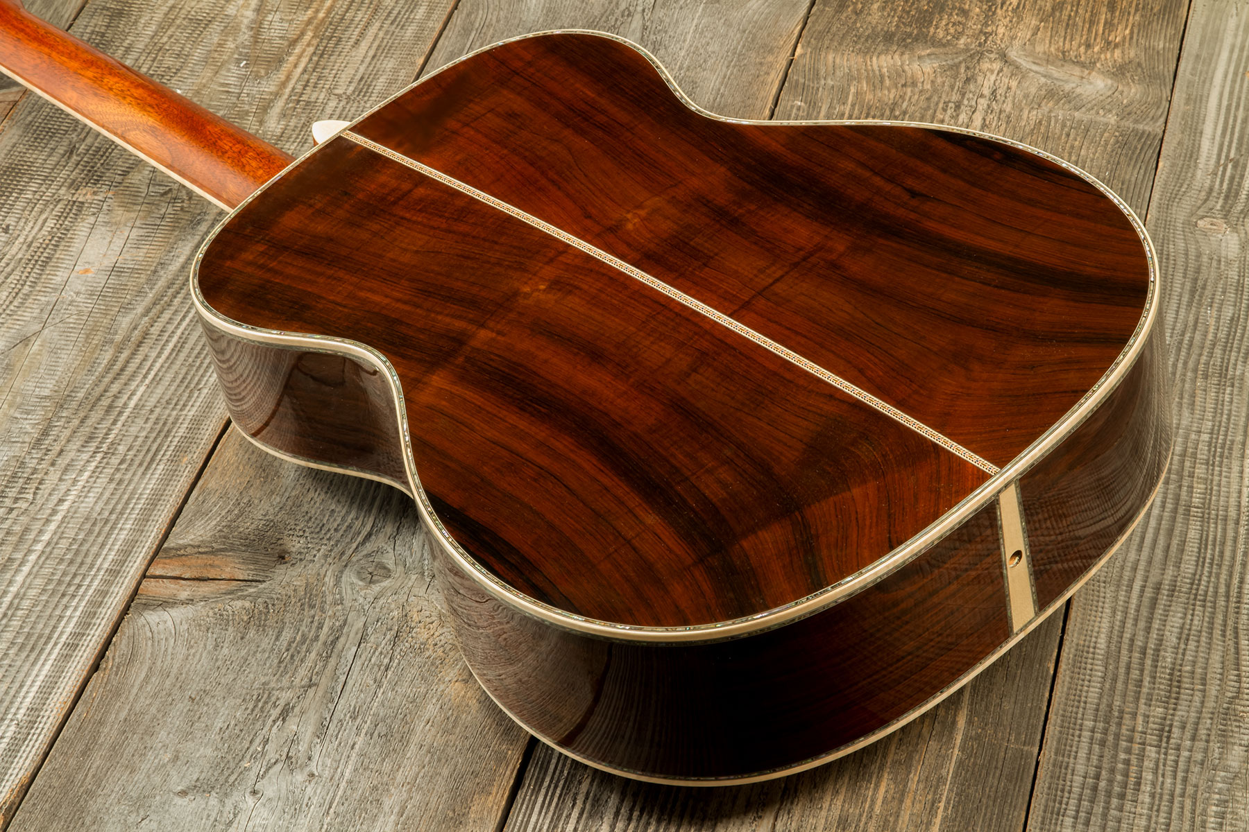 Martin Custom Shop Om45 Epicea Adirondack Palissandre Rio Eb #2814835 - Natural - Folk guitar - Variation 6