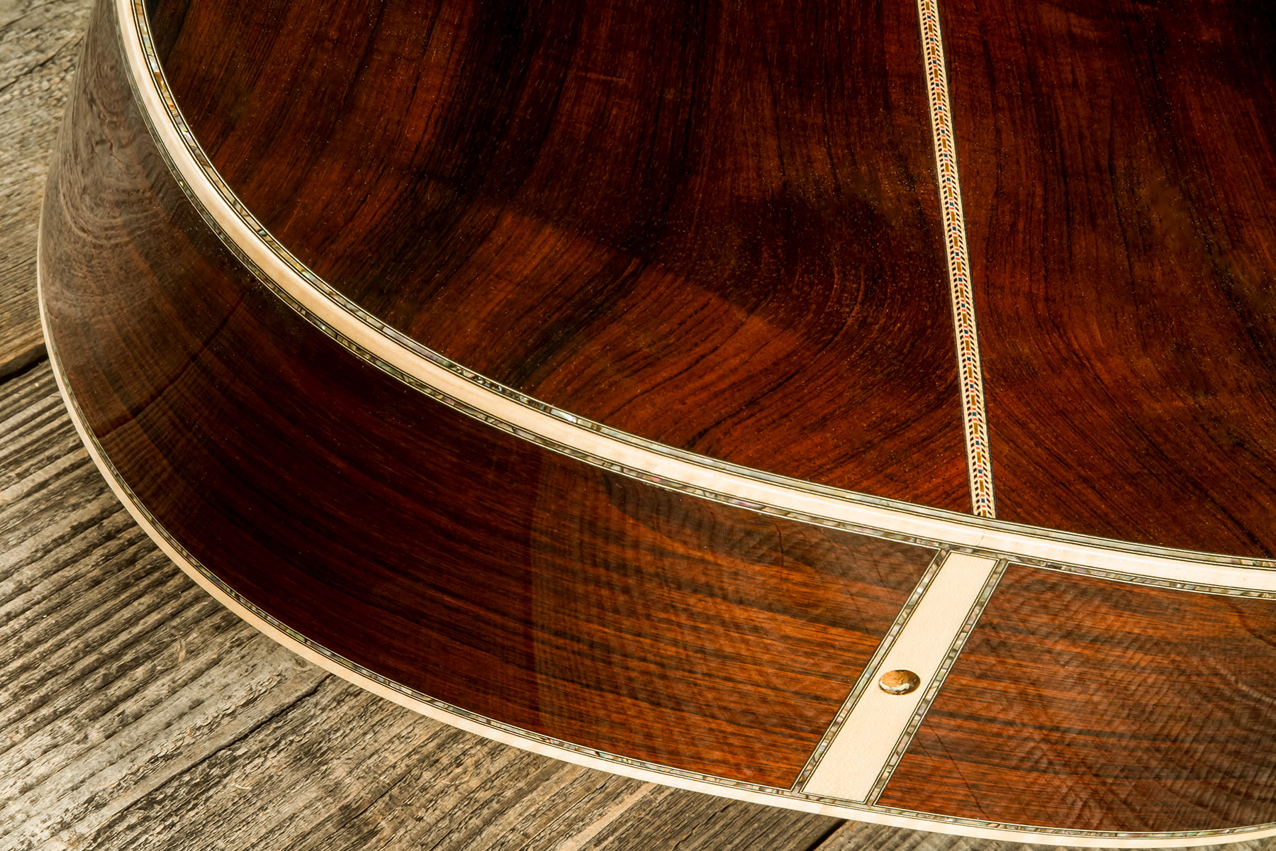 Martin Custom Shop Om45 Epicea Adirondack Palissandre Rio Eb #2814835 - Natural - Folk guitar - Variation 7