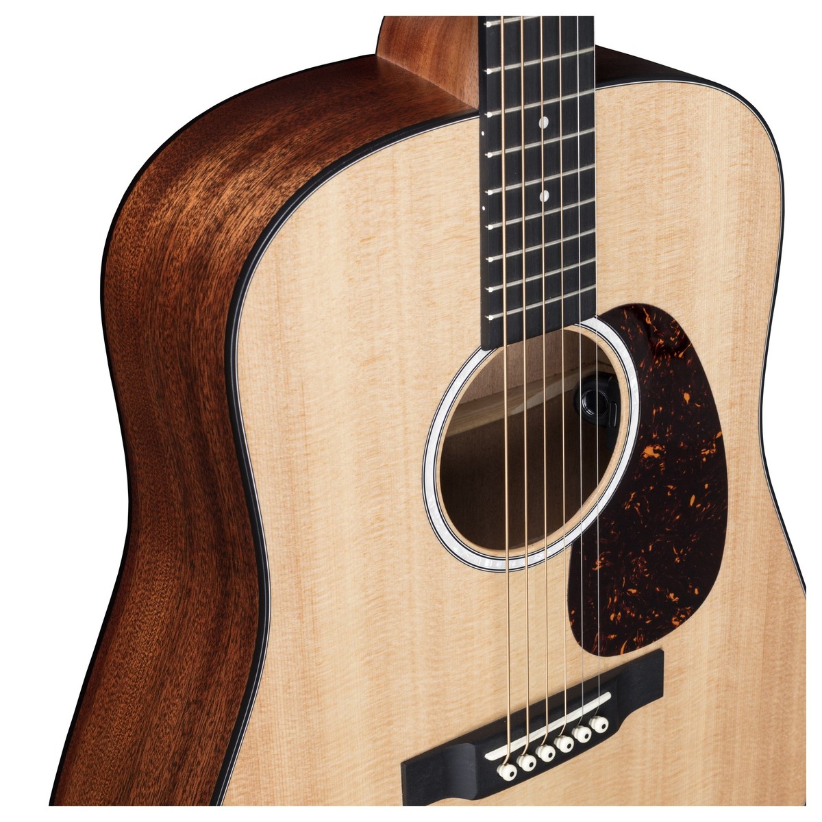 Martin D-10e Sitka Top Road Dreadnought Epicea Sapele Ric +housse - Natural Satin - Electro acoustic guitar - Variation 2