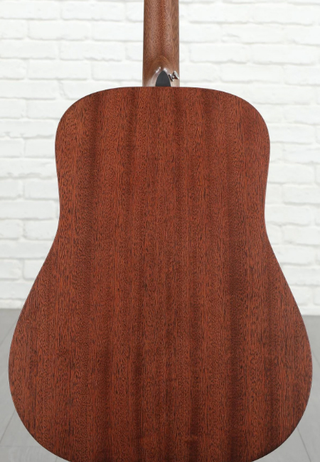 Martin D-10e Sapele Road Dreadnought Tout Sapele Ric +housse - Natural Satin - Travel acoustic guitar - Variation 2