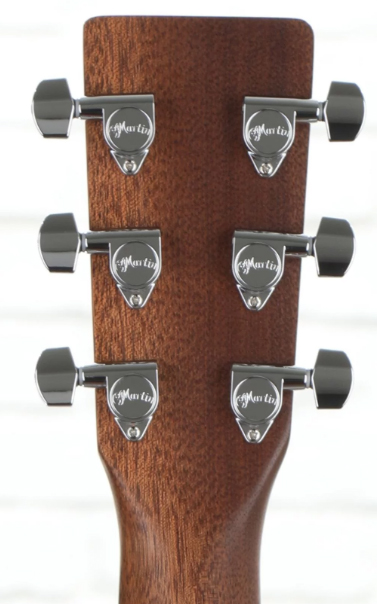 Martin D-10e Sapele Road Dreadnought Tout Sapele Ric +housse - Natural Satin - Travel acoustic guitar - Variation 3