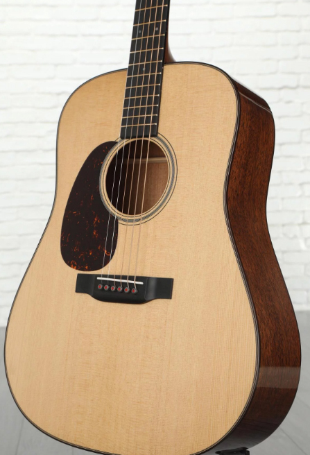 Martin D-18 Lh Modern Deluxe Dreadnought Gaucher Epicea Acajou Eb - Natural - Acoustic guitar & electro - Variation 2