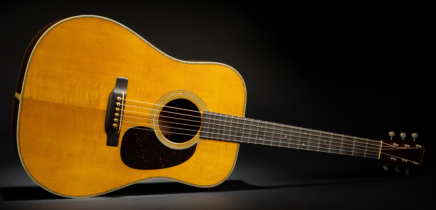 Martin D-28 Authentic 1937 Dreadnought Epicea Palissandre Eb - Aged Natural Vintage Gloss - Acoustic guitar & electro - Variation 2