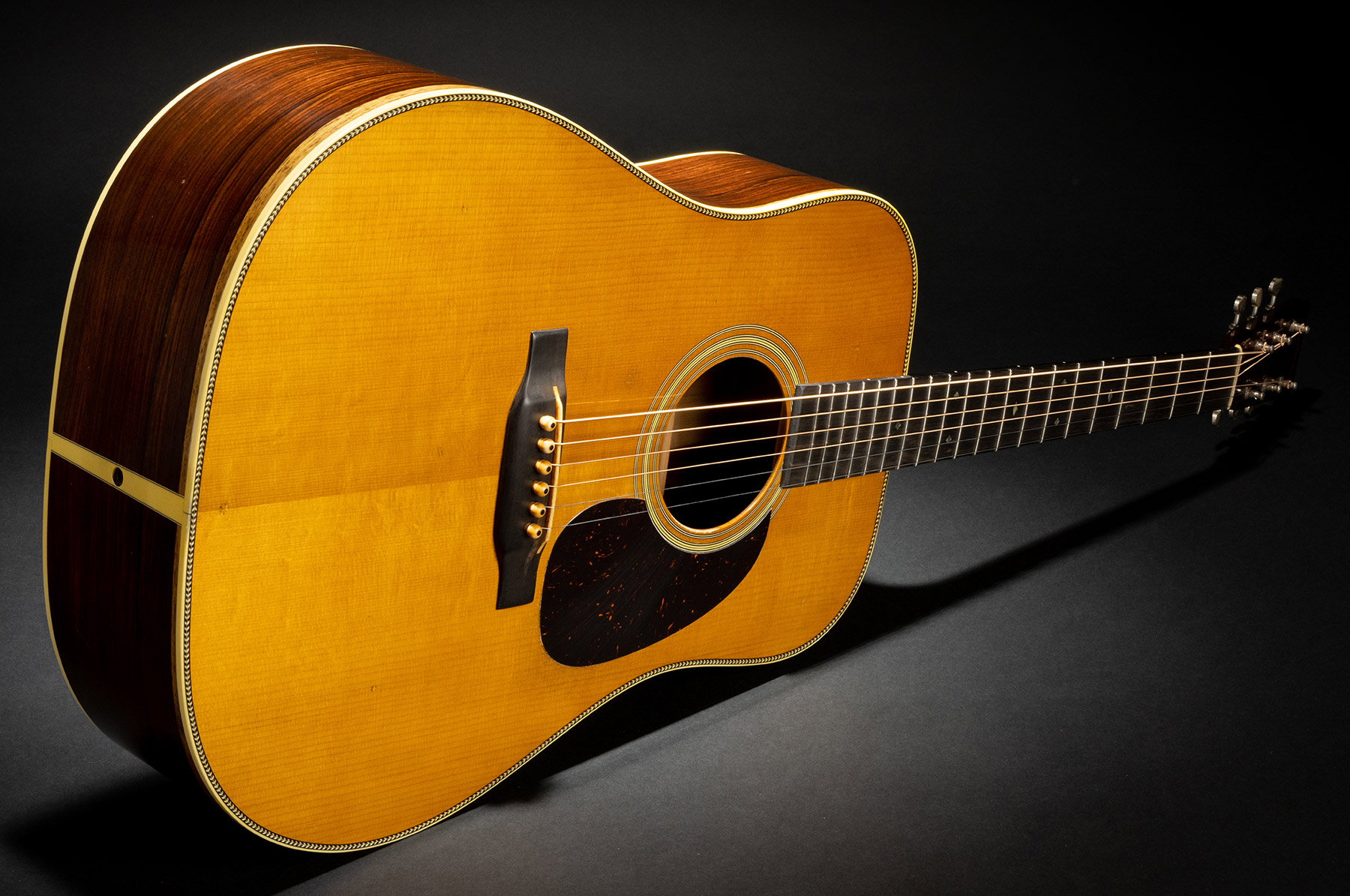 Martin D-28 Authentic 1937 Dreadnought Epicea Palissandre Eb - Aged Natural Vintage Gloss - Acoustic guitar & electro - Variation 3
