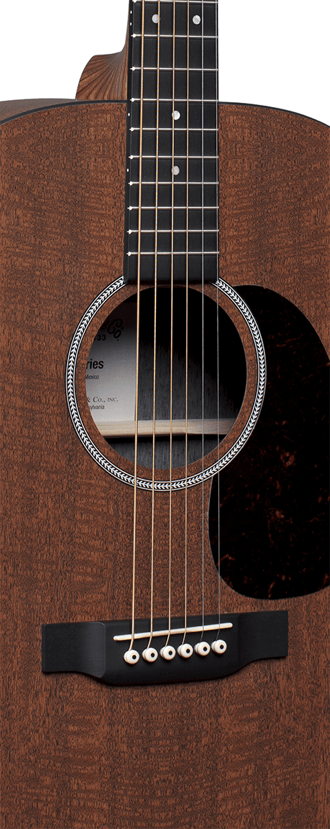 Martin D-x1e Dreadnought Hpl Acajou Ric +housse - Naturel - Acoustic guitar & electro - Variation 3