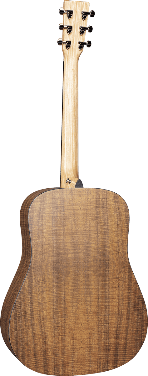 Martin D-x1e Koa Dreadnought Hpl Tout Koa Ric +housse - Natural - Electro acoustic guitar - Variation 1