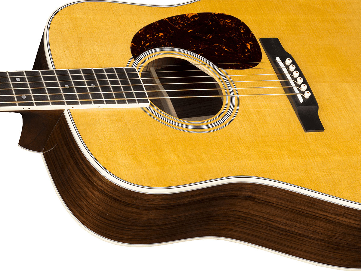 Martin D35 Standard Golden Era Dreadnought Epicea Palissandre Eb - Natural Gloss - Folk guitar - Variation 2