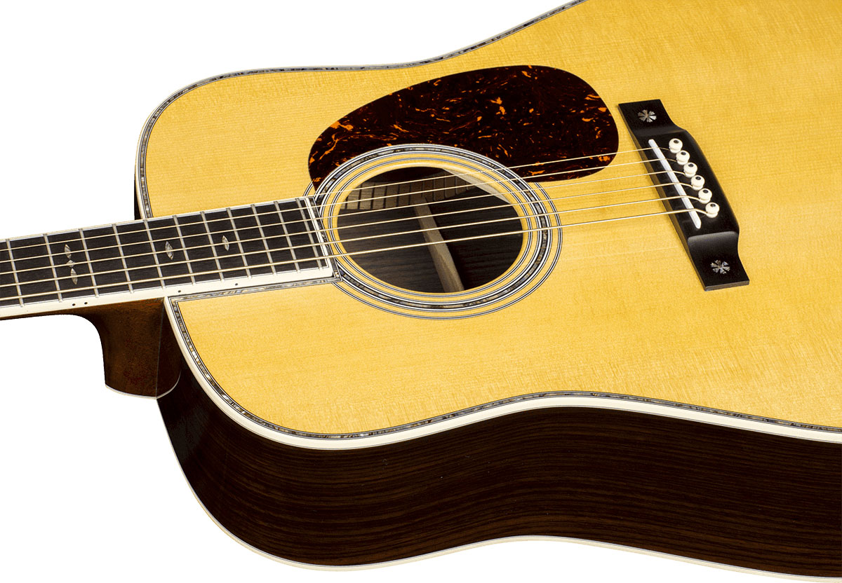 Martin D42 Standard Golden Era Dreadnought Epicea Palissandre Eb - Natural Gloss - Folk guitar - Variation 2