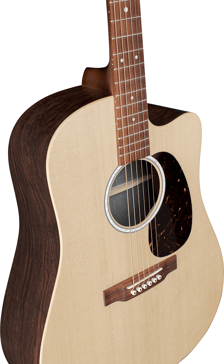 Martin Dc-x2e Rosewood Dreadnought Cw Epicea Palissandre Hpl - Natural Satin - Electro acoustic guitar - Variation 4